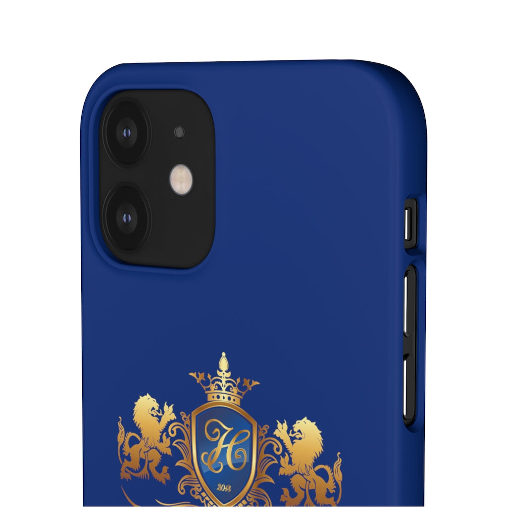 Hashawn Carey Logo Royal Blue Slim Phone Case