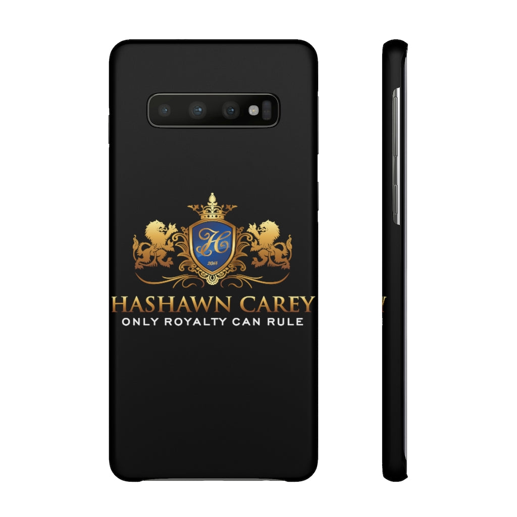 Hashawn Carey Logo Black Slim Phone Cases