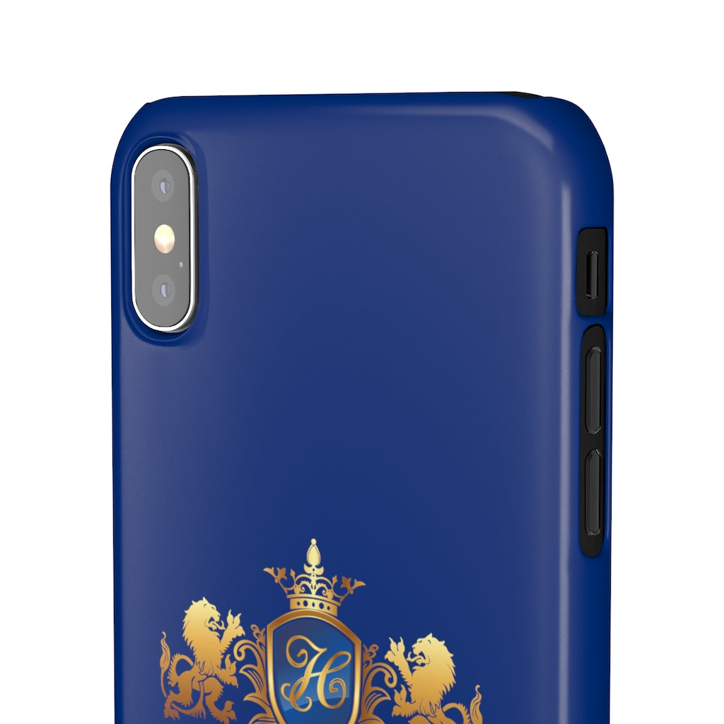 Hashawn Carey Logo Royal Blue Slim Phone Case