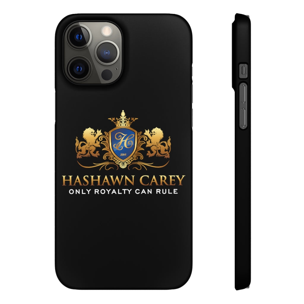 Hashawn Carey Logo Black Slim Phone Cases