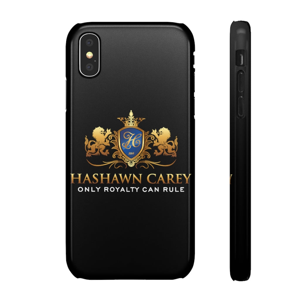 Hashawn Carey Logo Black Slim Phone Cases