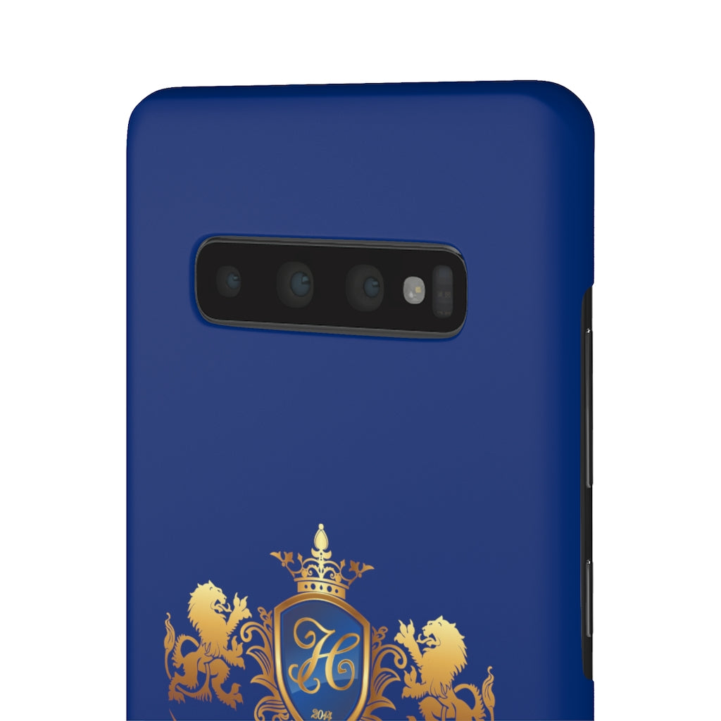 Hashawn Carey Logo Royal Blue Slim Phone Case