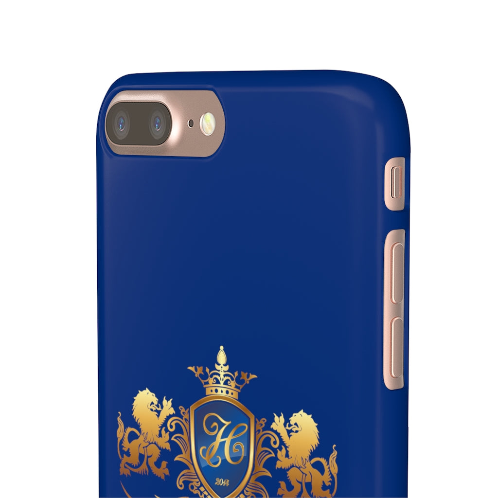 Hashawn Carey Logo Royal Blue Slim Phone Case