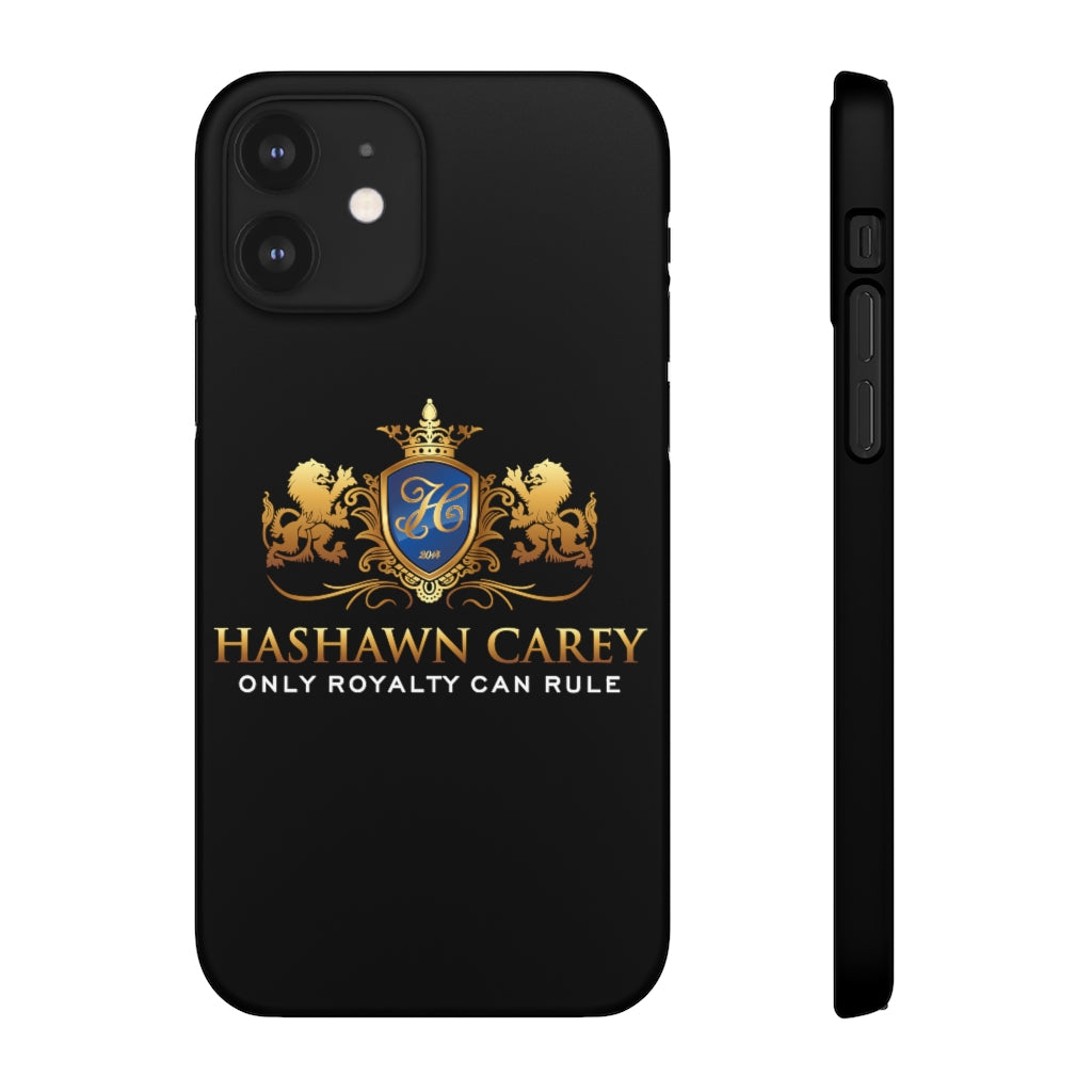 Hashawn Carey Logo Black Slim Phone Cases