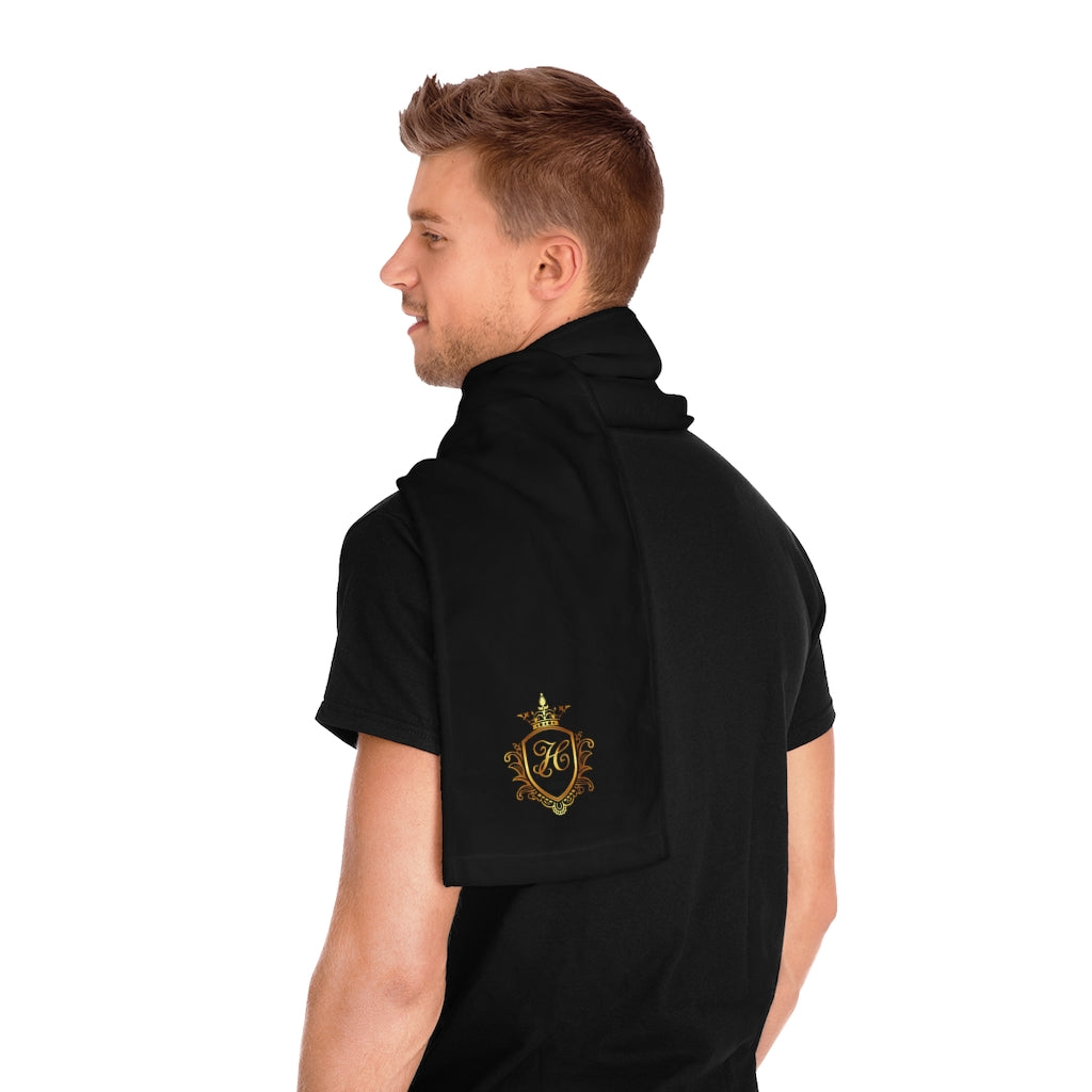 Black Crest Scarf
