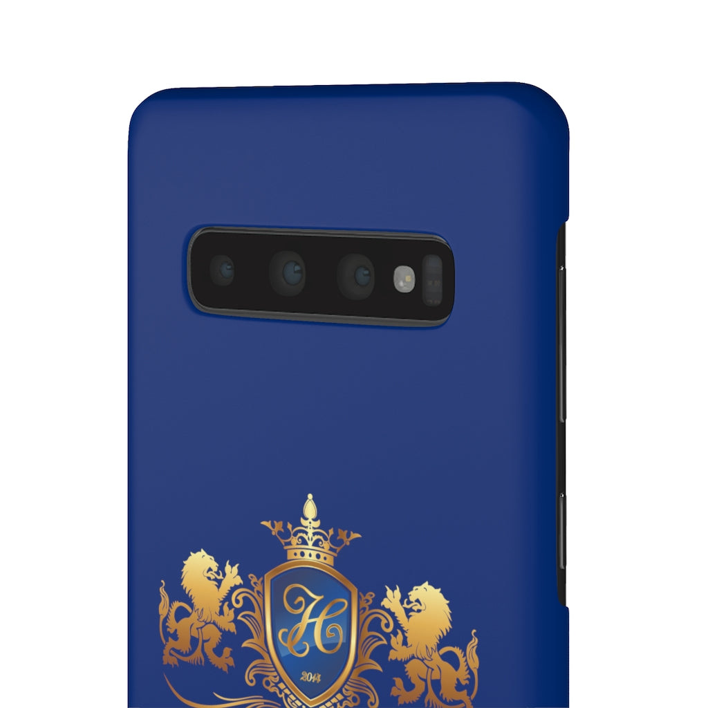 Hashawn Carey Logo Royal Blue Slim Phone Case