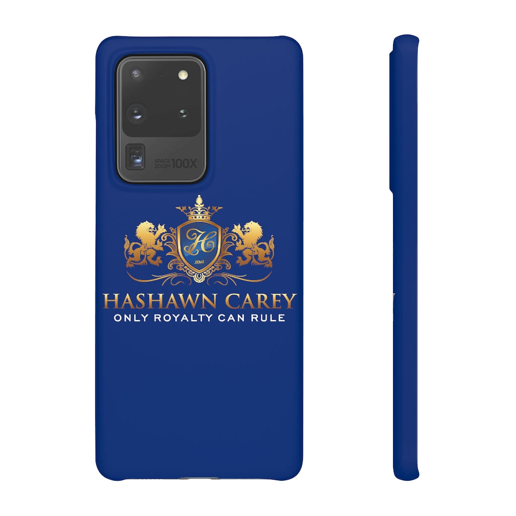 Hashawn Carey Logo Royal Blue Slim Phone Case