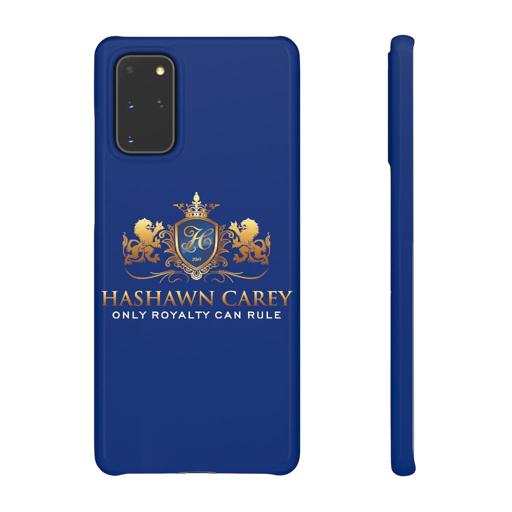 Hashawn Carey Logo Royal Blue Slim Phone Case