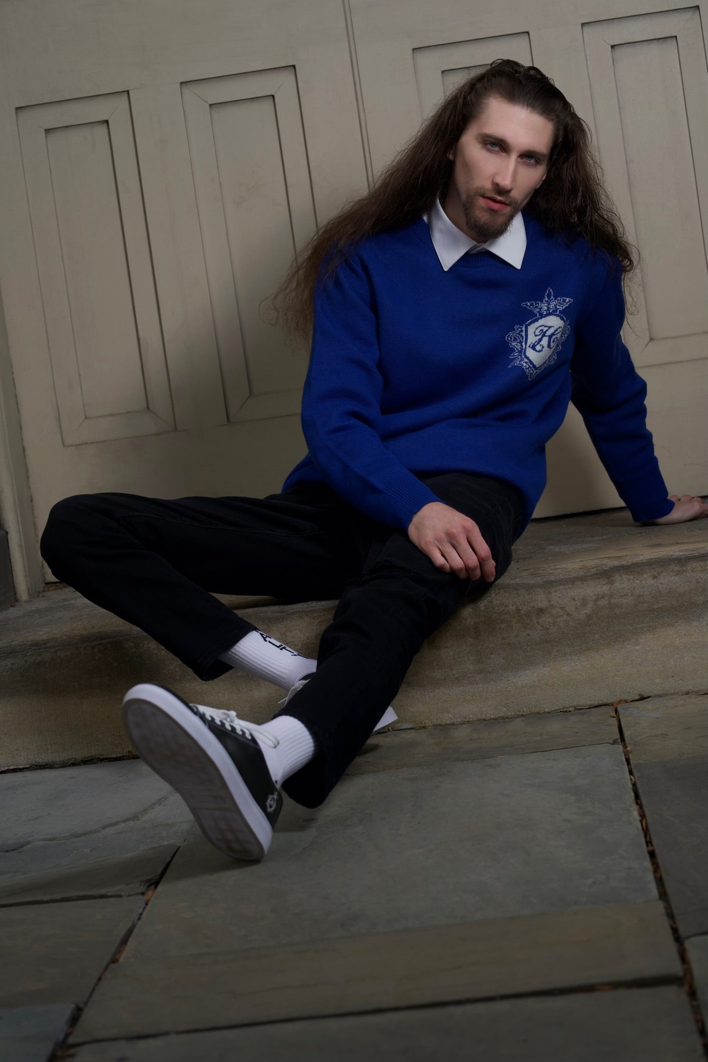 Hashawn Carey Apparel Royal Bleu Sweater
