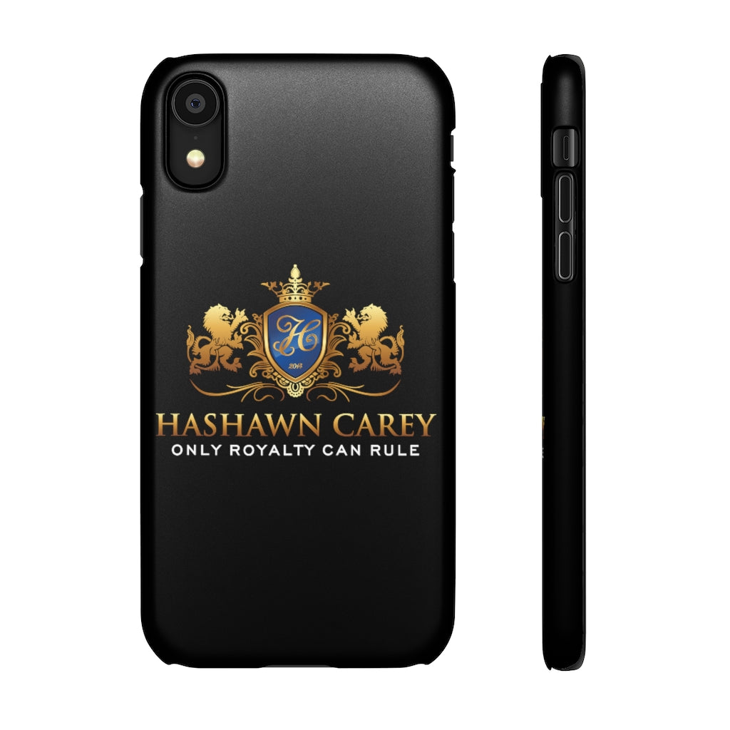 Hashawn Carey Logo Black Slim Phone Cases