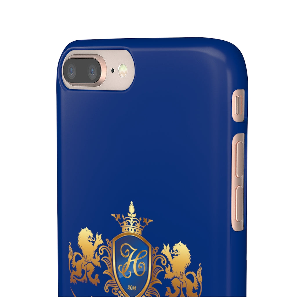 Hashawn Carey Logo Royal Blue Slim Phone Case