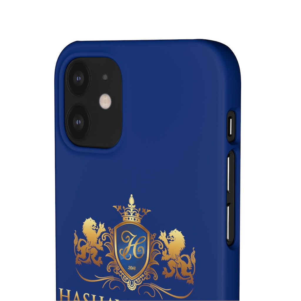 Hashawn Carey Logo Royal Blue Slim Phone Case