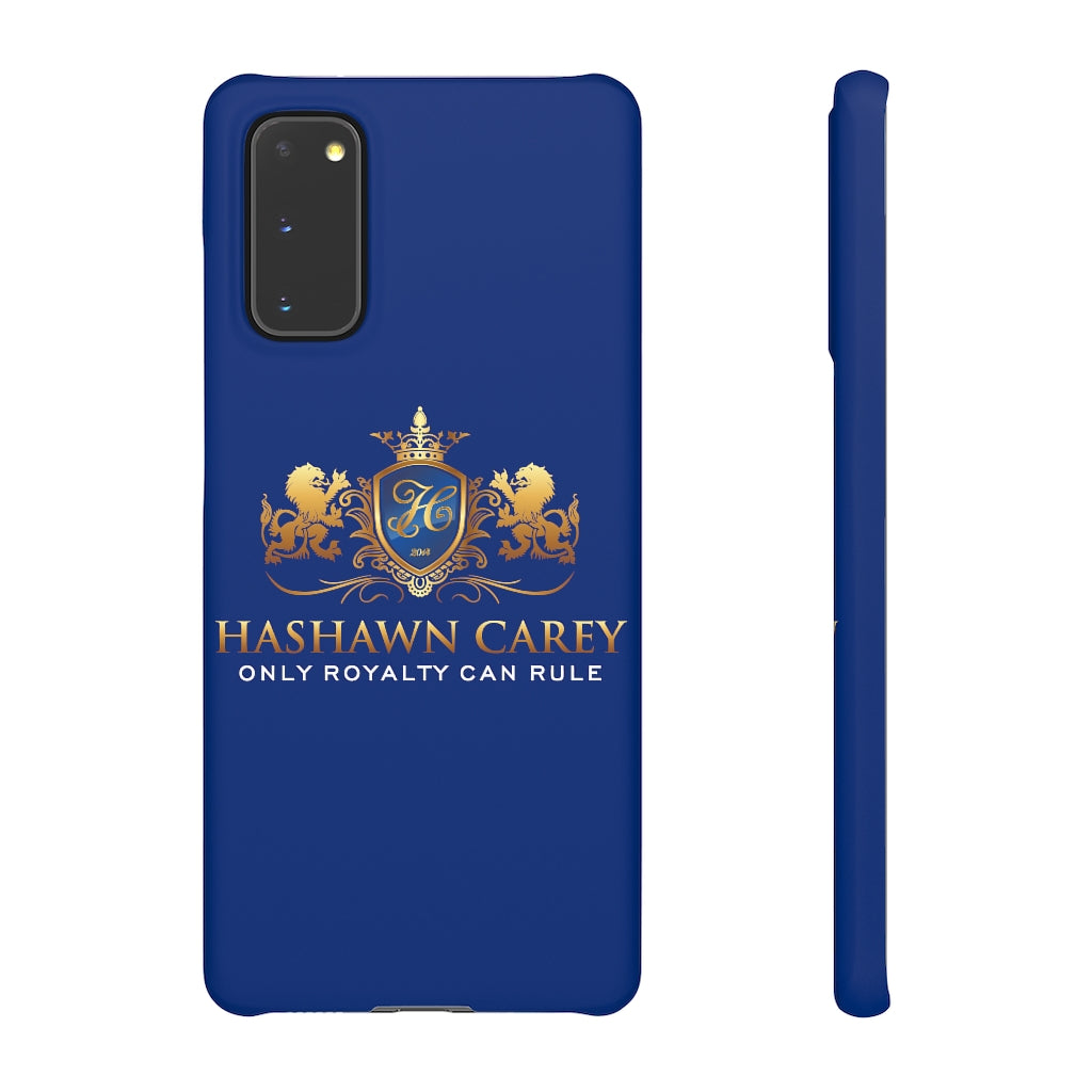 Hashawn Carey Logo Royal Blue Slim Phone Case