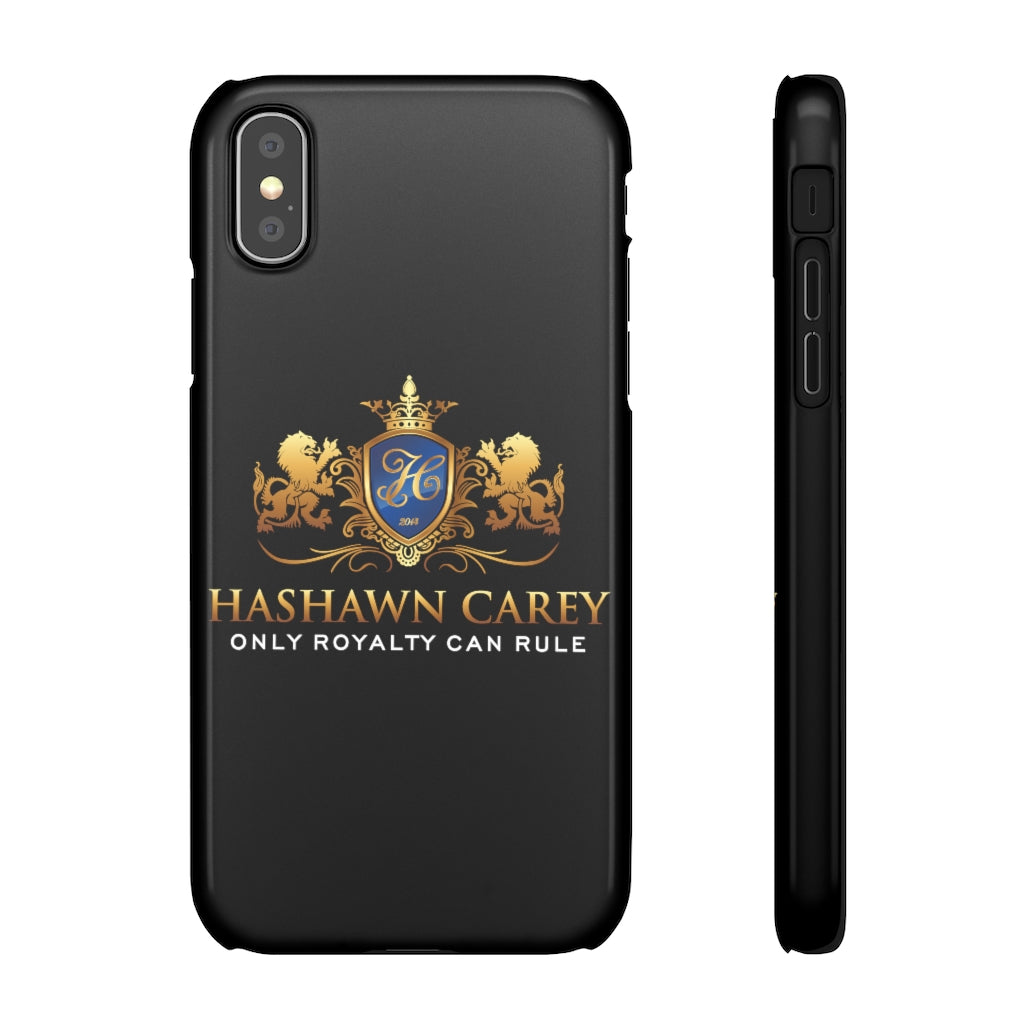 Hashawn Carey Logo Black Slim Phone Cases