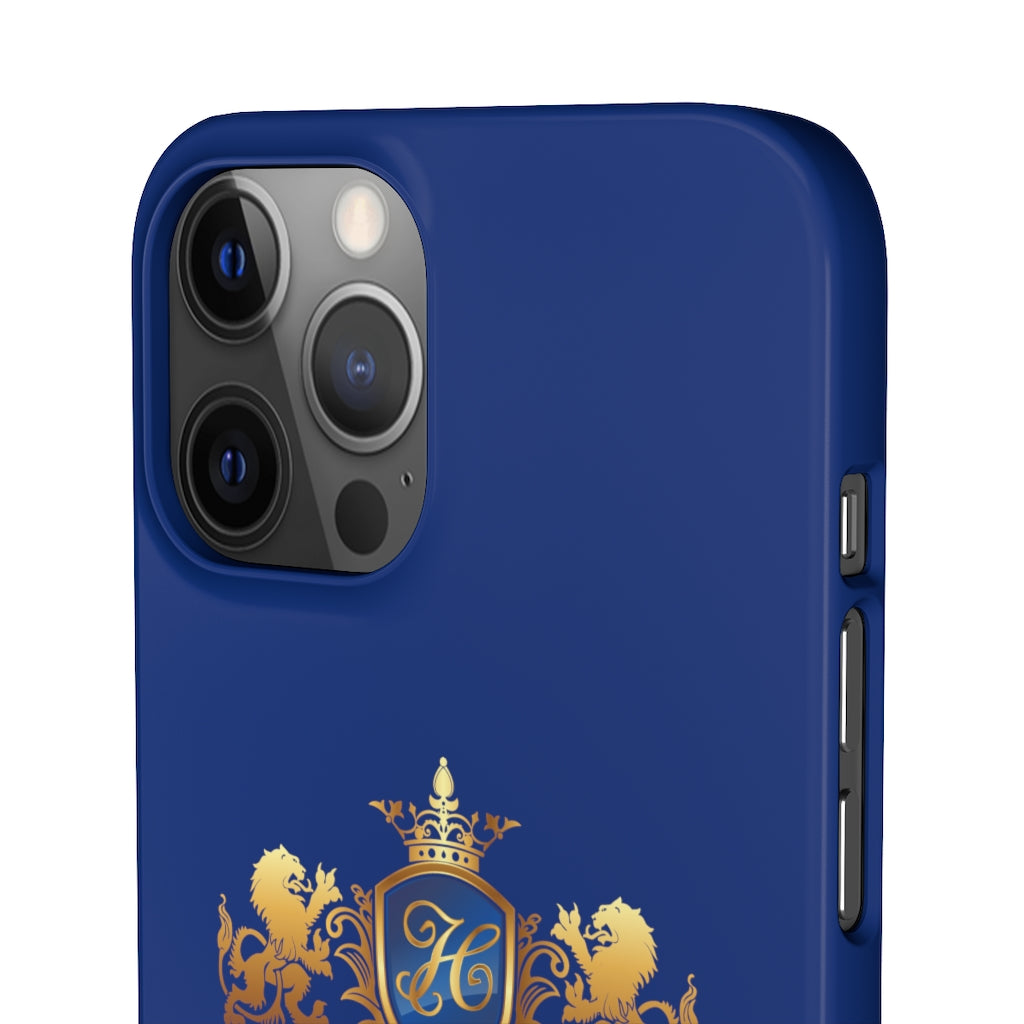 Hashawn Carey Logo Royal Blue Slim Phone Case