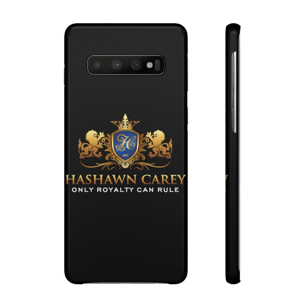 Hashawn Carey Logo Black Slim Phone Cases