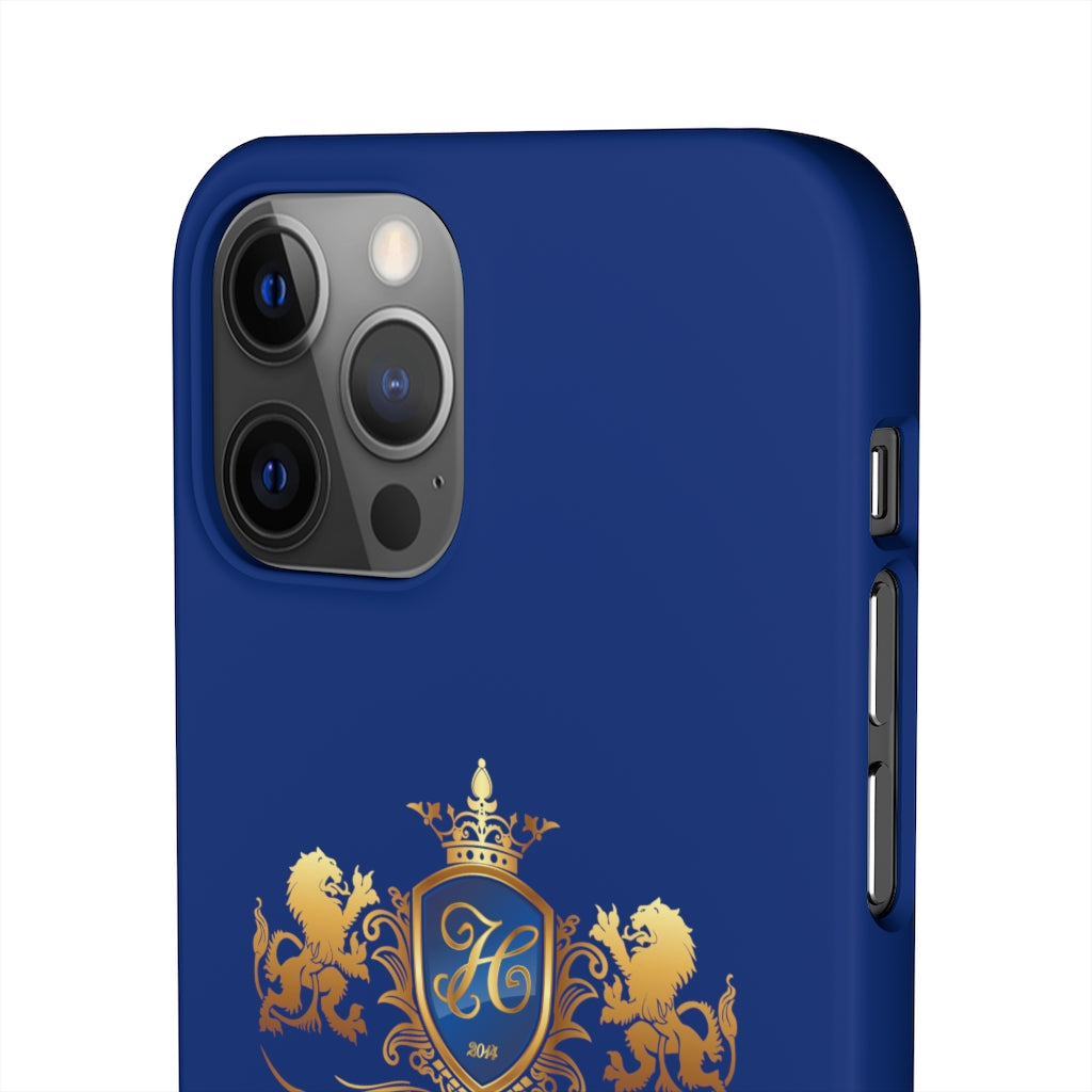 Hashawn Carey Logo Royal Blue Slim Phone Case