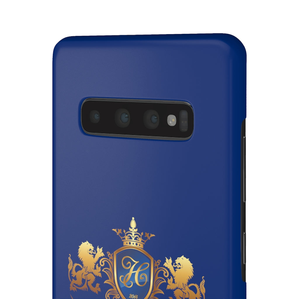 Hashawn Carey Logo Royal Blue Slim Phone Case