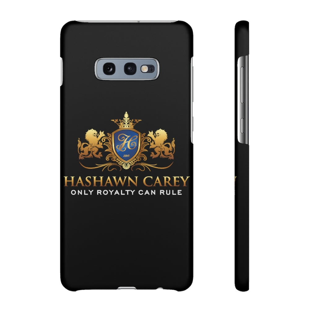 Hashawn Carey Logo Black Slim Phone Cases