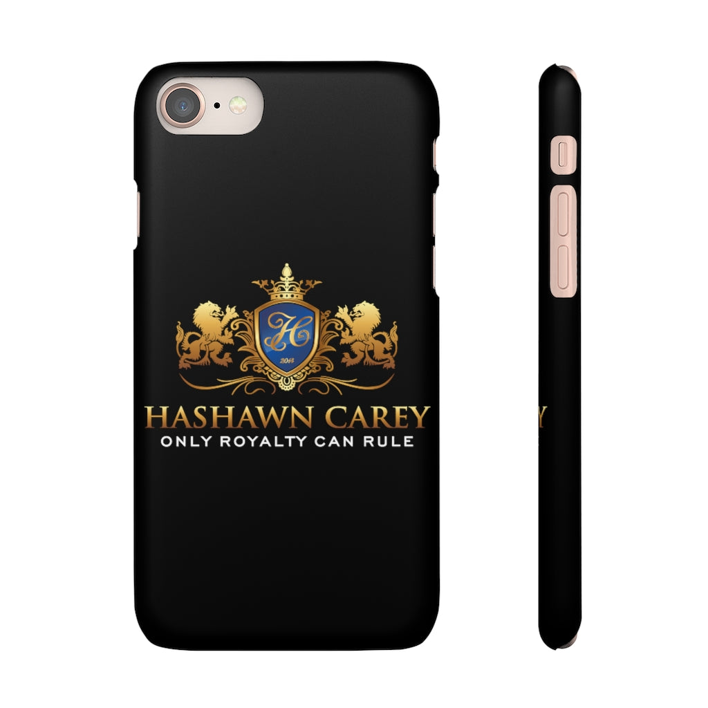 Hashawn Carey Logo Black Slim Phone Cases