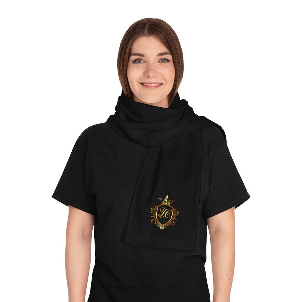 Black Crest Scarf