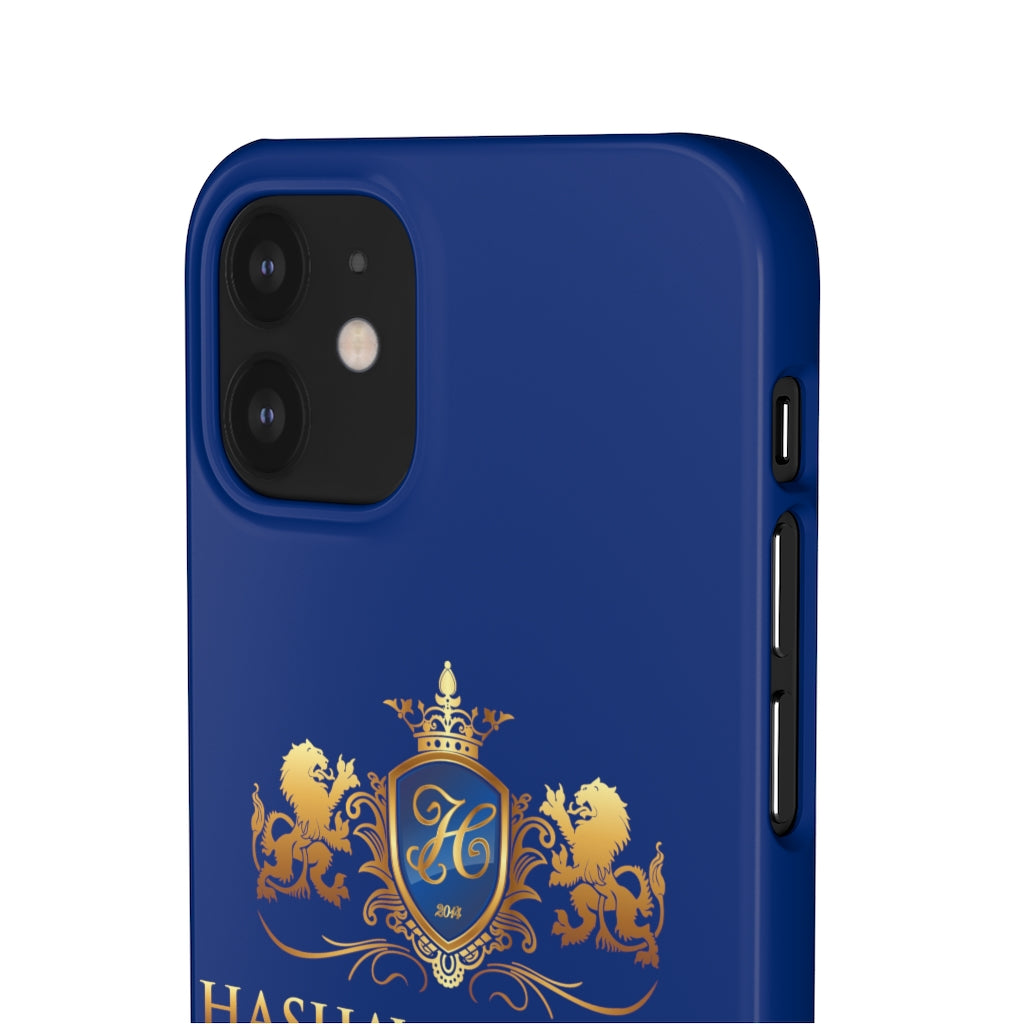 Hashawn Carey Logo Royal Blue Slim Phone Case