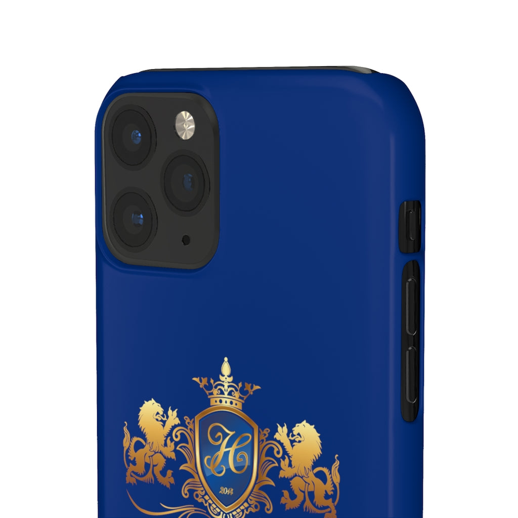 Hashawn Carey Logo Royal Blue Slim Phone Case
