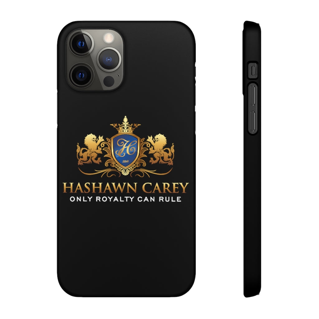 Hashawn Carey Logo Black Slim Phone Cases