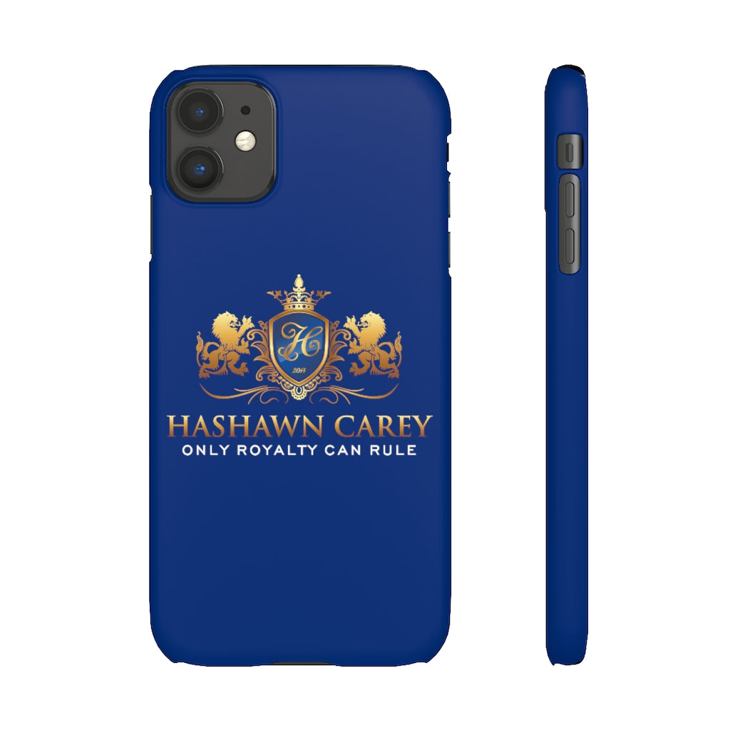 Hashawn Carey Logo Royal Blue Slim Phone Case