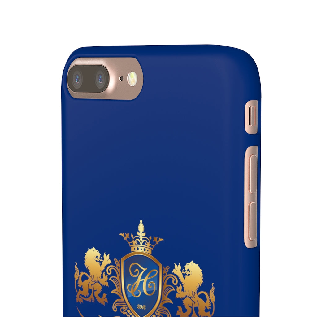Hashawn Carey Logo Royal Blue Slim Phone Case