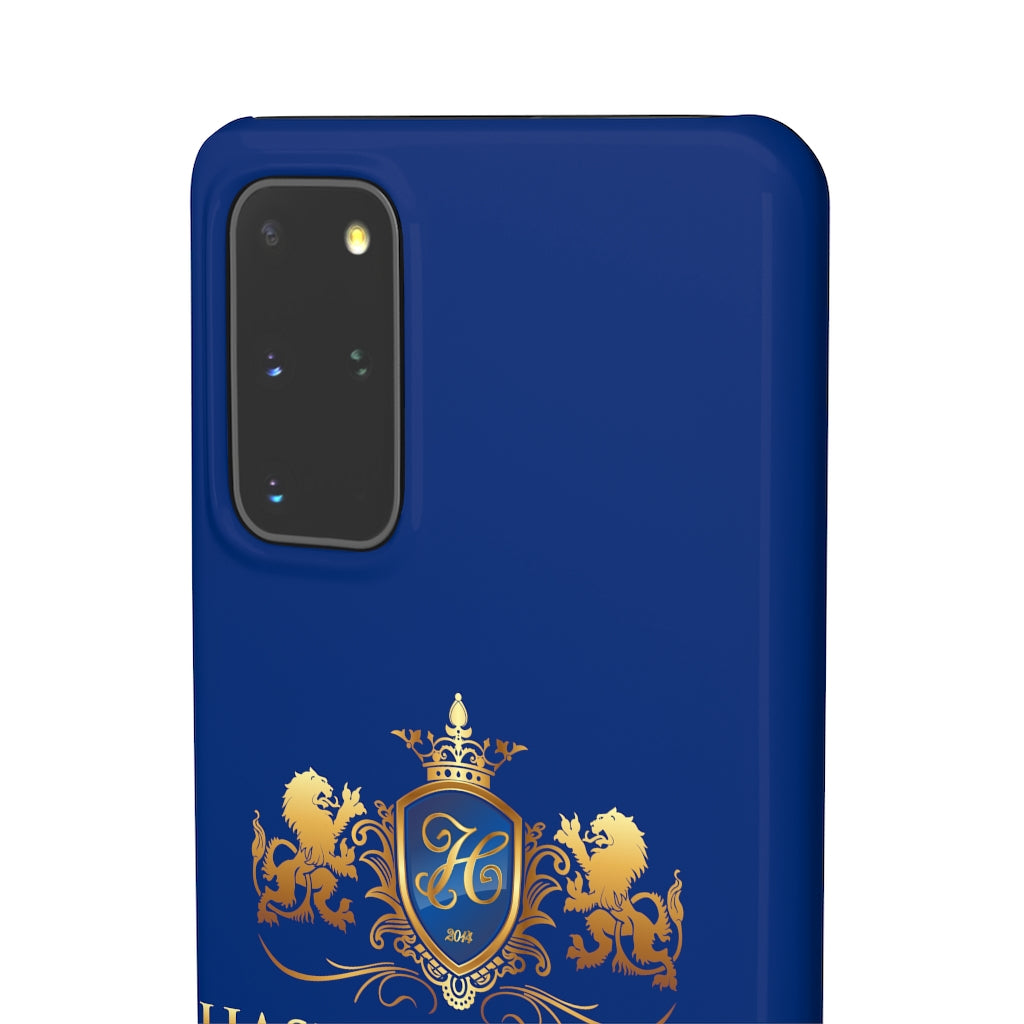 Hashawn Carey Logo Royal Blue Slim Phone Case