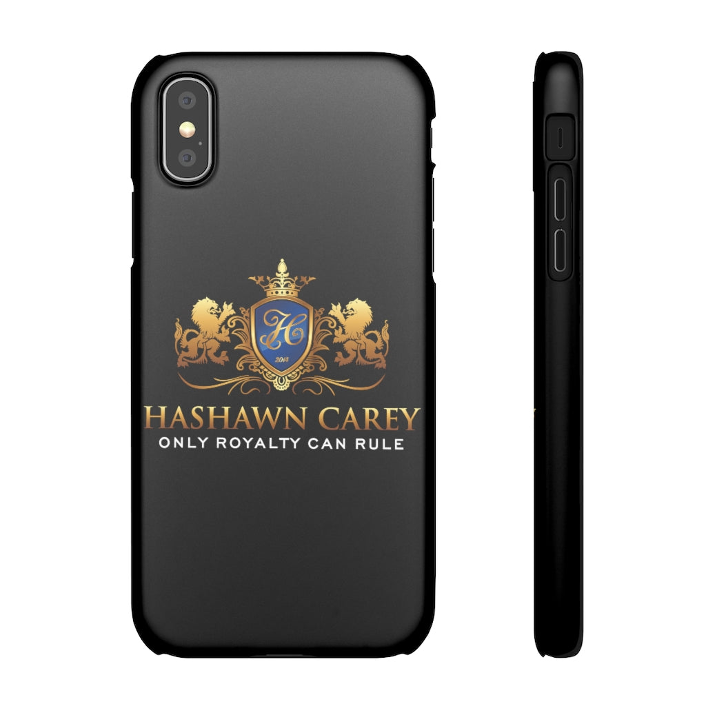 Hashawn Carey Logo Black Slim Phone Cases