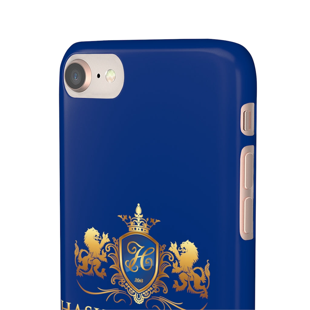Hashawn Carey Logo Royal Blue Slim Phone Case