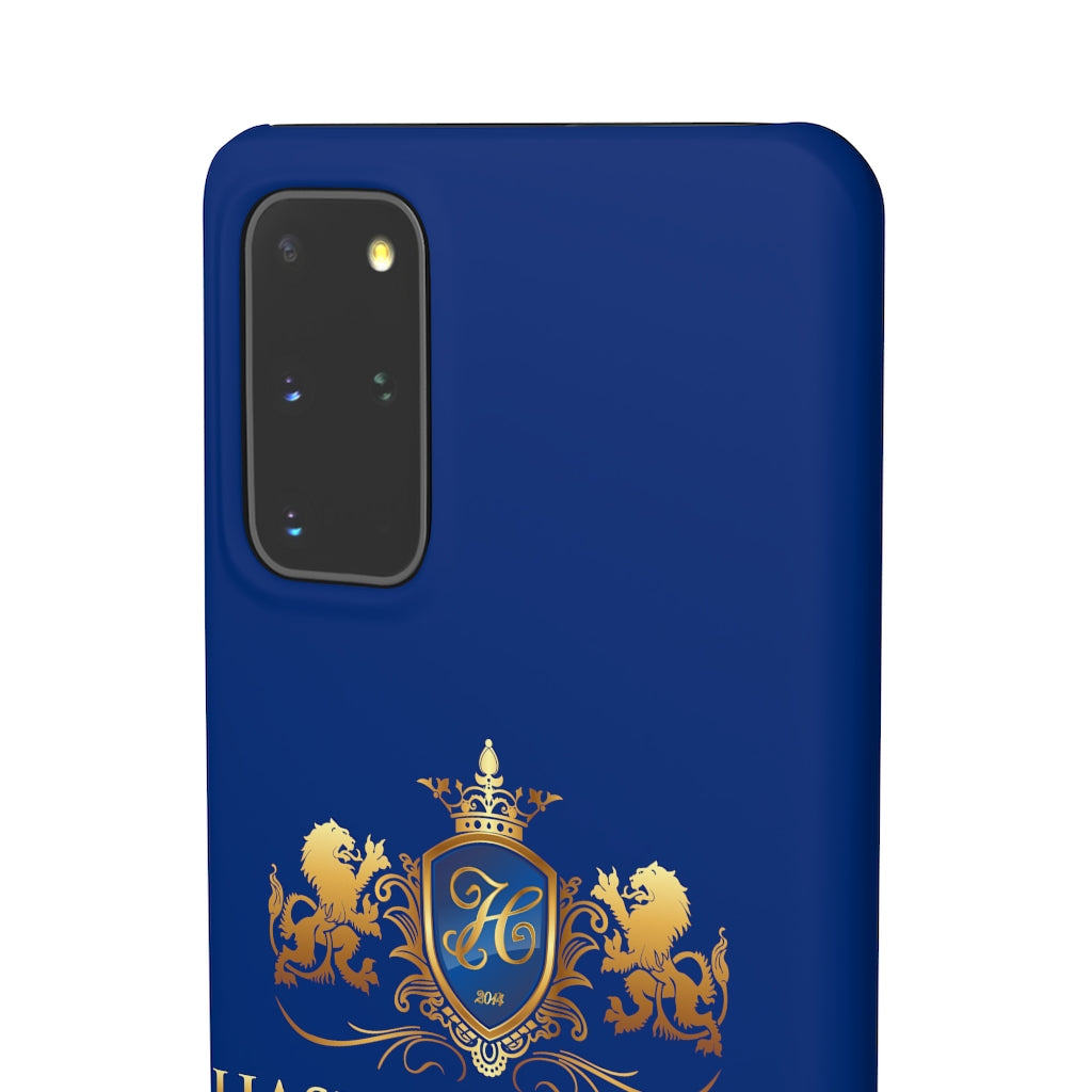Hashawn Carey Logo Royal Blue Slim Phone Case