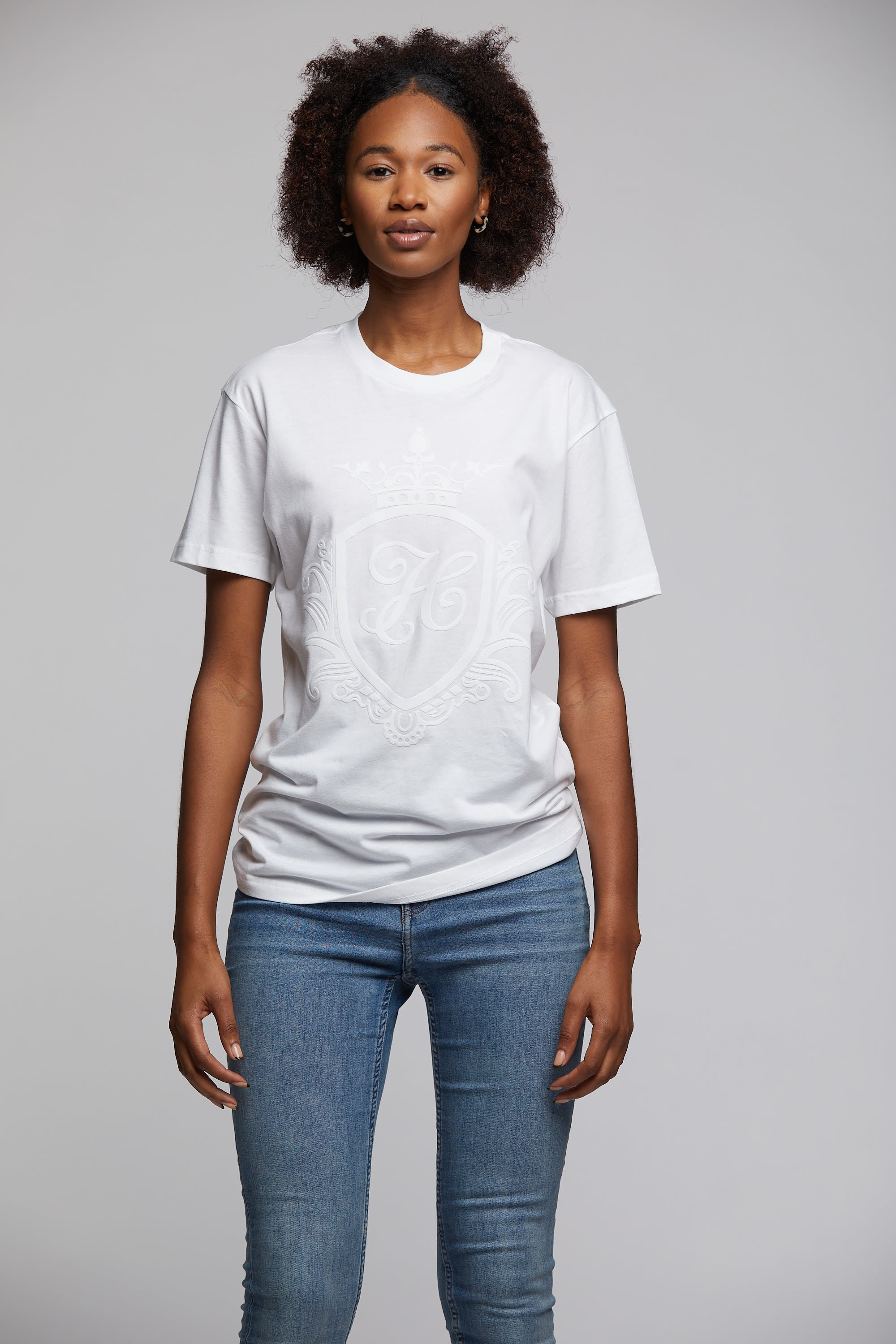 Hashawn Carey Apparel Blanc Sur Blanc